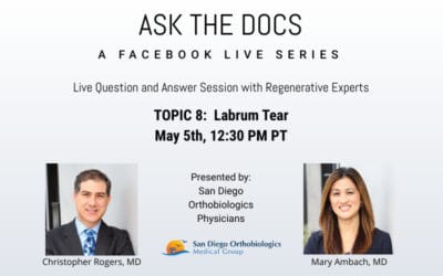 Ask the Docs: Labrum Tear | Facebook Live Event