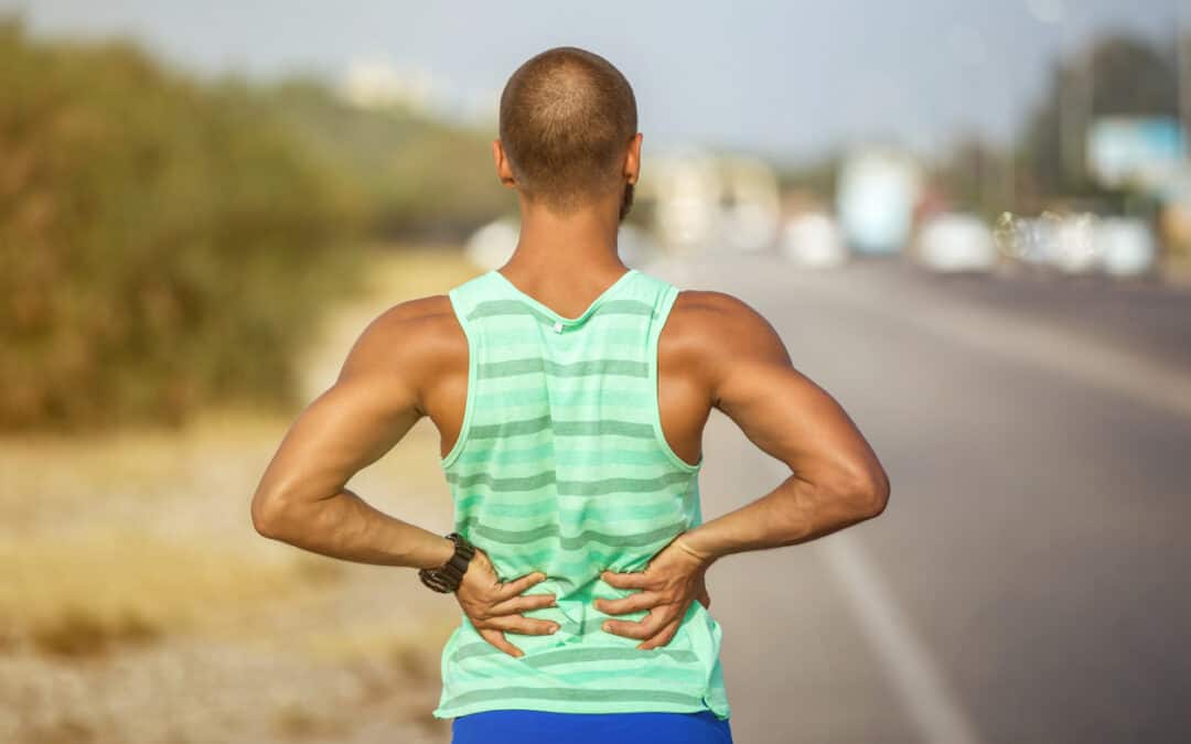 man with lower back pain