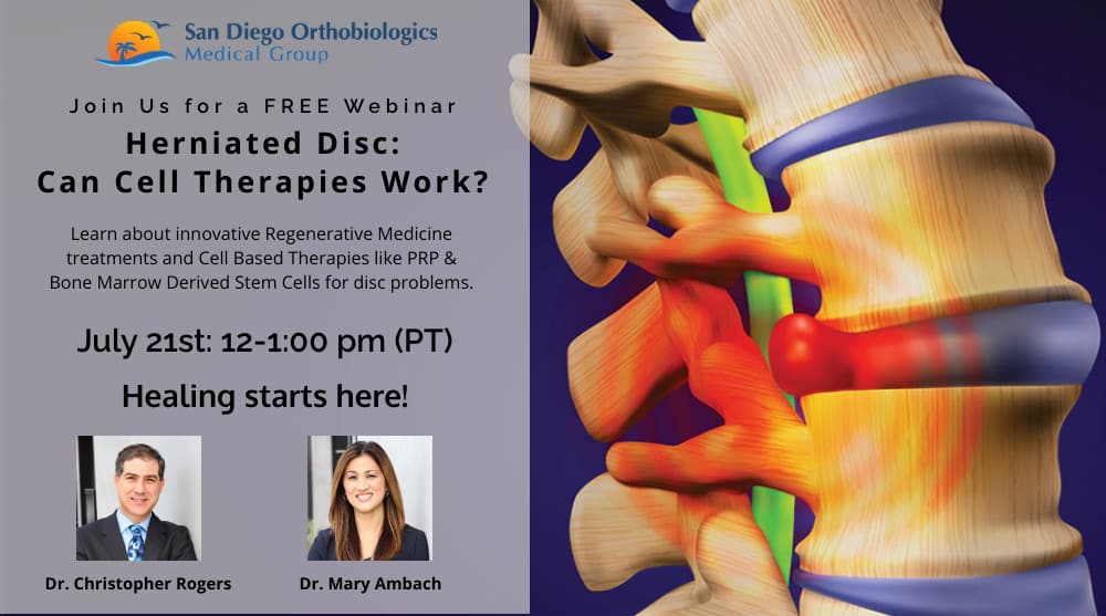 herniated discs webinar