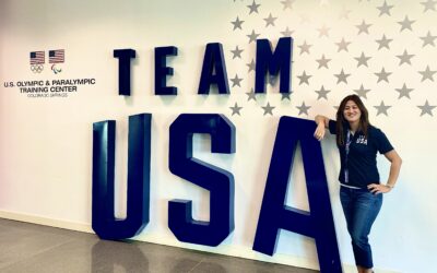 Dr. Ambach at the Olympic Training Center