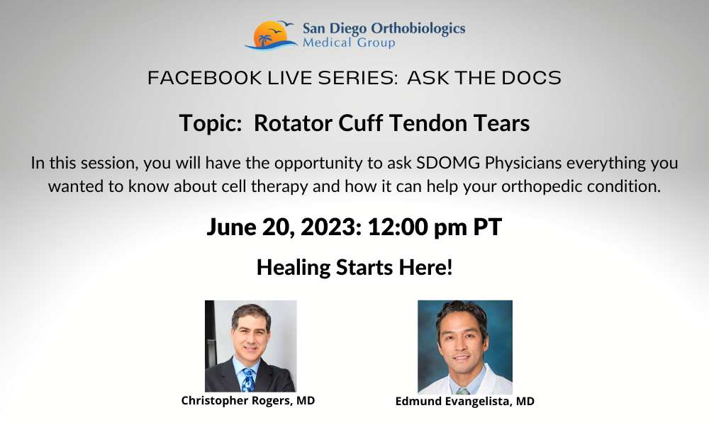 Ask the Docs: Rotator Cuff Tendon Tears