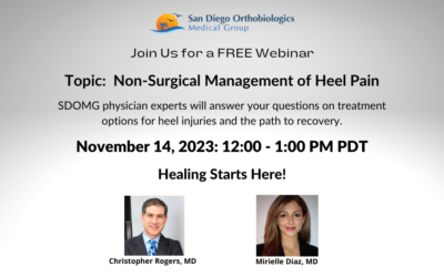 FREE Webinar: Non-Surgical Management of Heel Pain