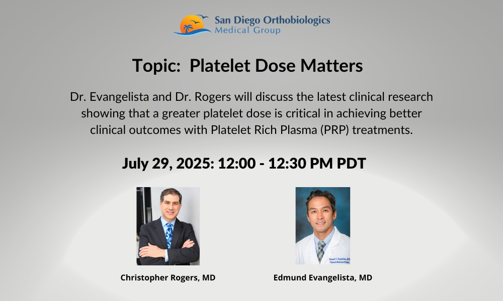 FREE Webinar: Platelet Dose Matters
