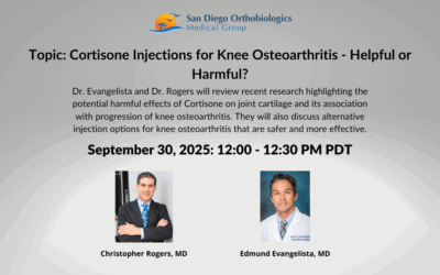 FREE Webinar: Cortisone Injections for Knee Osteoarthritis